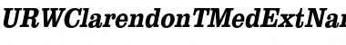 Download URWClarendonTMedExtNar Font Download URWClarendonTMedExtNar Font