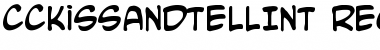 Download CCKissAndTellInt Font Download CCKissAndTellInt Font