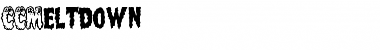 Download CCMeltdown Font Download CCMeltdown Font
