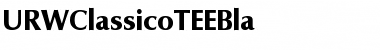 Download URWClassicoTEEBla Font Download URWClassicoTEEBla Font