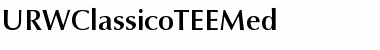 Download URWClassicoTEEMed Font Download URWClassicoTEEMed Font