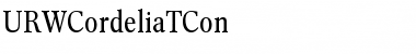 Download URWCordeliaTCon Font Download URWCordeliaTCon Font