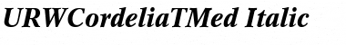 Download URWCordeliaTMed Font Download URWCordeliaTMed Font