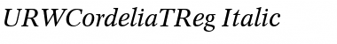 Download URWCordeliaTReg Font Download URWCordeliaTReg Font
