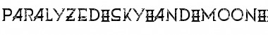 Download Paralyzed sky and moon Font Download Paralyzed sky and moon Font
