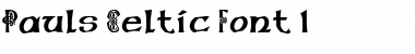 Download Pauls Celtic Font 1 Font Download Pauls Celtic Font 1 Font