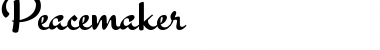 Download Peacemaker Font Download Peacemaker Font