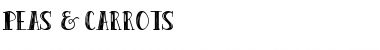 Download Peas & Carrots Font Download Peas & Carrots Font