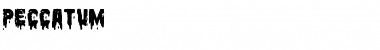 Download Peccatum Font Download Peccatum Font