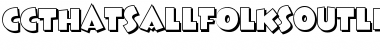 Download CCThatsAllFolksOutline Font Download CCThatsAllFolksOutline Font