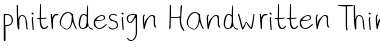 Download phitradesign Handwritten Thin Font Download phitradesign Handwritten Thin Font