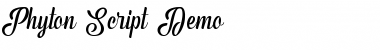 Download Phyton Script Demo Font Download Phyton Script Demo Font