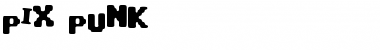 Download pix punk Font Download pix punk Font