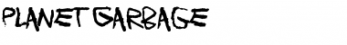 Download Planet Garbage Font Download Planet Garbage Font