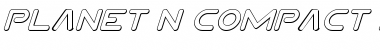 Download Planet N Compact 3D Italic Font Download Planet N Compact 3D Italic Font