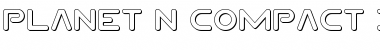 Download Planet N Compact 3D Font Download Planet N Compact 3D Font