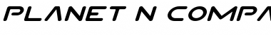 Download Planet N Compact Expanded Italic Font Download Planet N Compact Expanded Italic Font