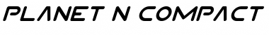 Download Planet N Compact Italic Font Download Planet N Compact Italic Font