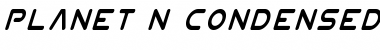 Download Planet N Condensed Italic Font Download Planet N Condensed Italic Font