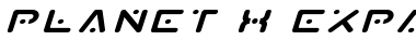 Download Planet X Expanded Italic Font Download Planet X Expanded Italic Font