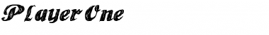 Download Player One Font Download Player One Font