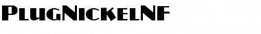 Download Plug Nickel NF Font Download Plug Nickel NF Font