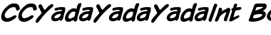 Download CCYadaYadaYadaInt Font Download CCYadaYadaYadaInt Font