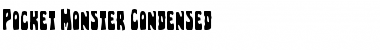 Download Pocket Monster Condensed Font Download Pocket Monster Condensed Font