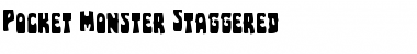 Download Pocket Monster Staggered Font Download Pocket Monster Staggered Font