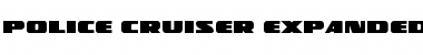 Download Police Cruiser Expanded Font Download Police Cruiser Expanded Font