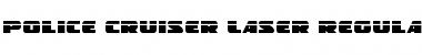 Download Police Cruiser Laser Font Download Police Cruiser Laser Font