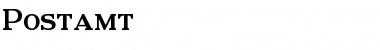 Download Postamt Font Download Postamt Font