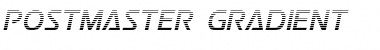Download Postmaster Gradient Font Download Postmaster Gradient Font