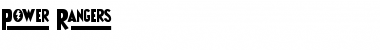 Download Power Rangers Font Download Power Rangers Font