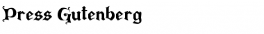 Download Press Gutenberg Font Download Press Gutenberg Font