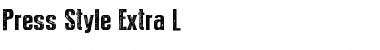 Download Press Style Extra L Font Download Press Style Extra L Font