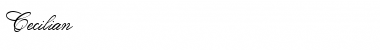 Download Cecilian Font Download Cecilian Font