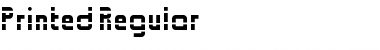 Download Printed Font Download Printed Font