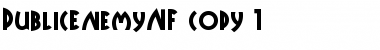 Download Public Enemy NF Font Download Public Enemy NF Font