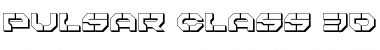 Download Pulsar Class 3D Font Download Pulsar Class 3D Font