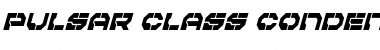 Download Pulsar Class Condensed Italic Font Download Pulsar Class Condensed Italic Font