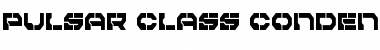 Download Pulsar Class Condensed Font Download Pulsar Class Condensed Font
