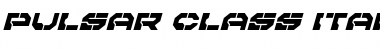 Download Pulsar Class Italic Font Download Pulsar Class Italic Font