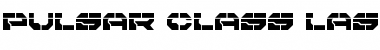 Download Pulsar Class Laser Font Download Pulsar Class Laser Font