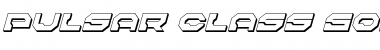 Download Pulsar Class Solid 3D Italic Font Download Pulsar Class Solid 3D Italic Font