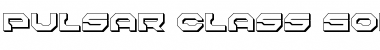 Download Pulsar Class Solid 3D Font Download Pulsar Class Solid 3D Font