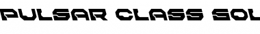 Download Pulsar Class Solid Leftalic Font Download Pulsar Class Solid Leftalic Font