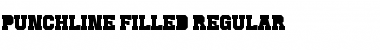 Download Punchline Filled Font Download Punchline Filled Font