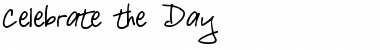 Download Celebrate the Day Font Download Celebrate the Day Font