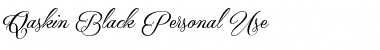 Download Qaskin Black Personal Use Font Download Qaskin Black Personal Use Font